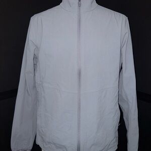 lululemon athletica Light Gray Lightweight Zip Jacket